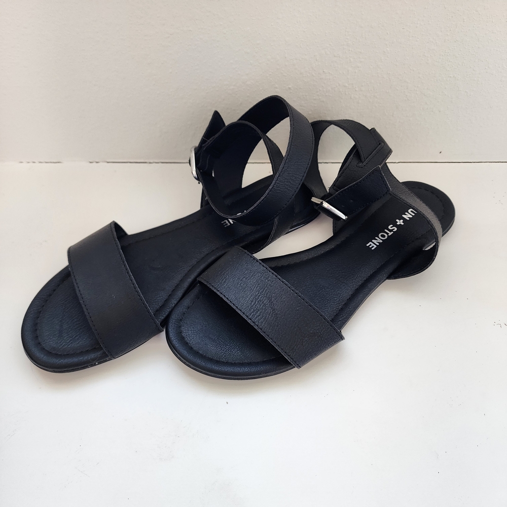 Sun + Stone Black Women's Sandals